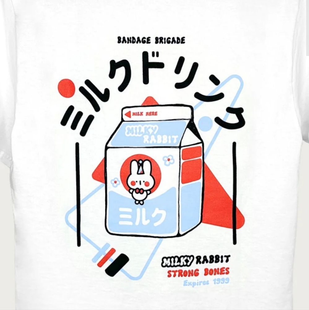 Bandage Brigade Milky Rabbit T-Shirt